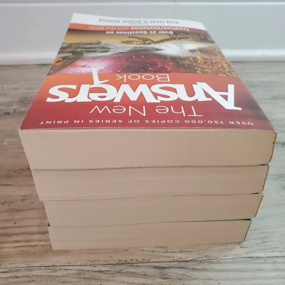 The New Answers Books 1-4 Paperback Ken Ham Home School Masterbooks Lot